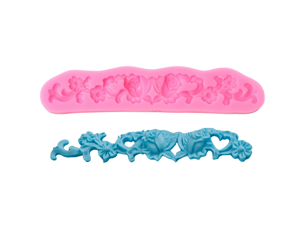 Молд "Цветочный венок" 16,7*3,5*1 см