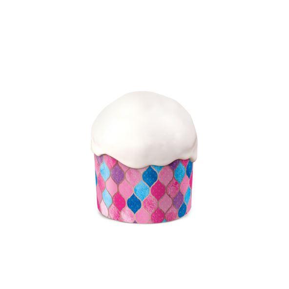 Бумажная форма для кулича "Витражи" 110/85