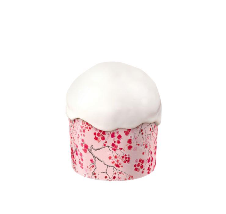 Бумажная форма для кулича "Сакура" 70/85, 120-150 г