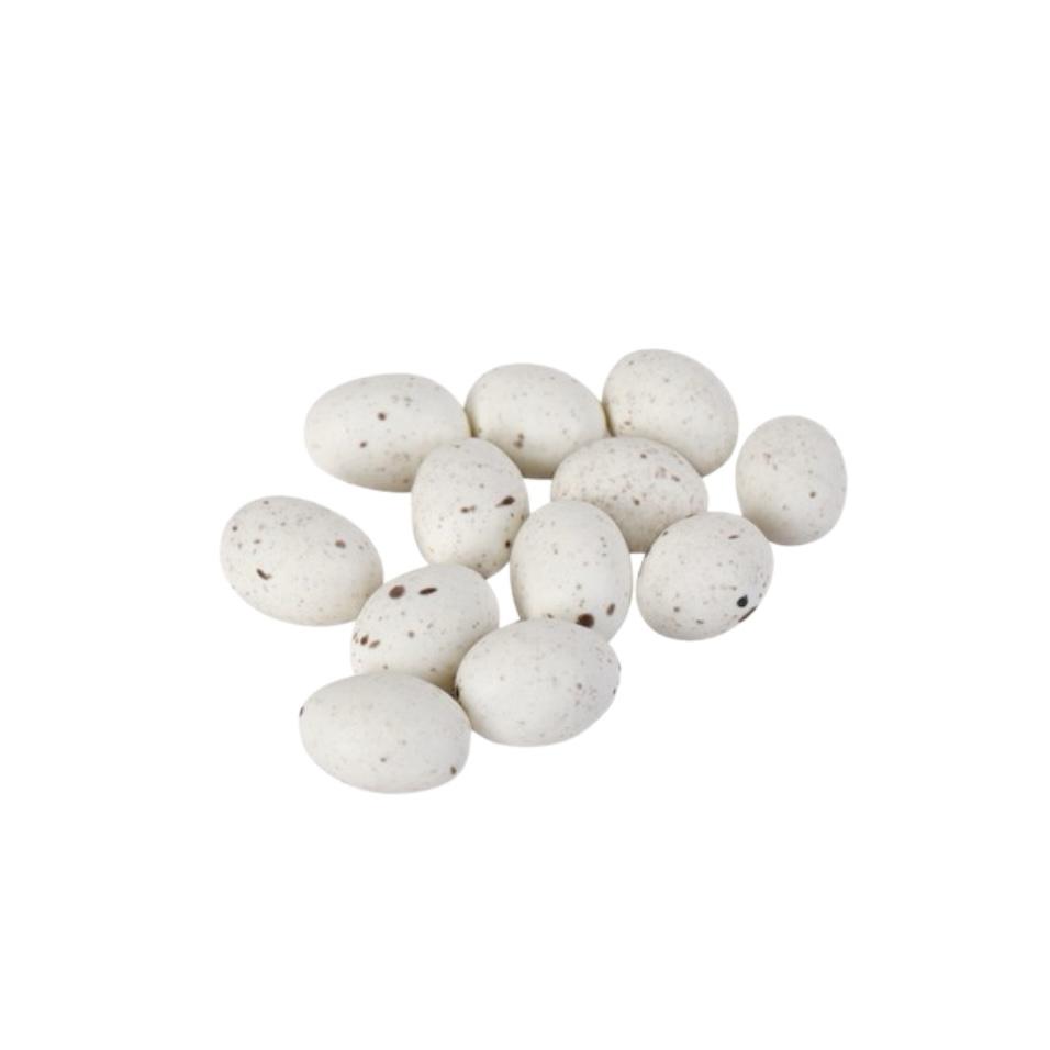 Драже "Яйца" (белые матовые в крапинку), 10 шт.