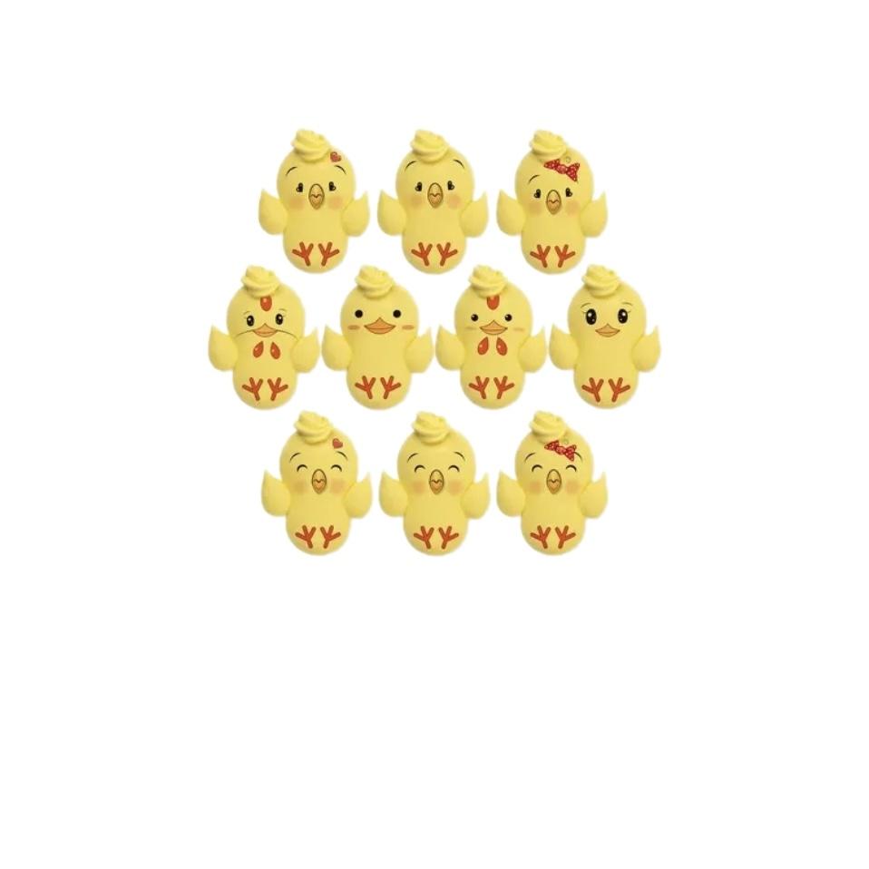 Сахарные фигурки "Цыпленок Цыпа" 33х20мм, 1 шт.