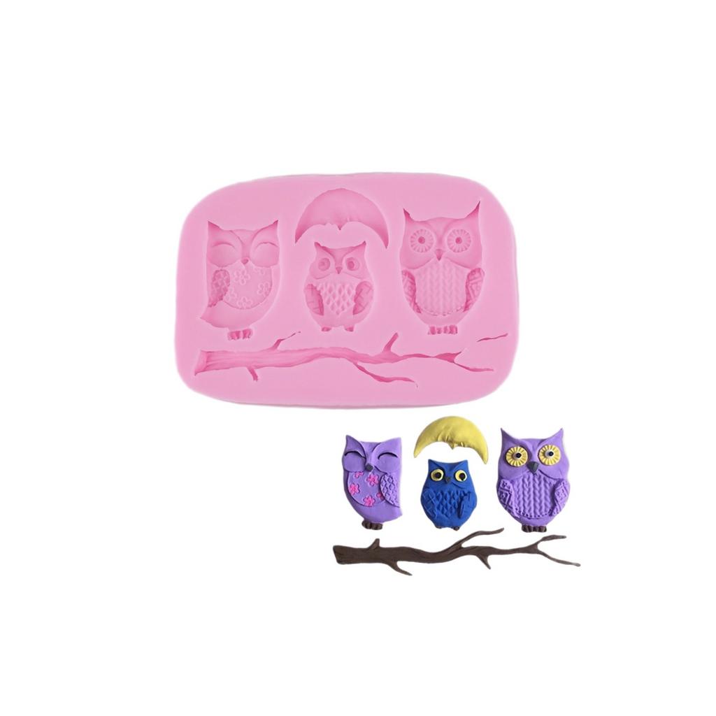 Молд "Совы", 10*7*1,1 см