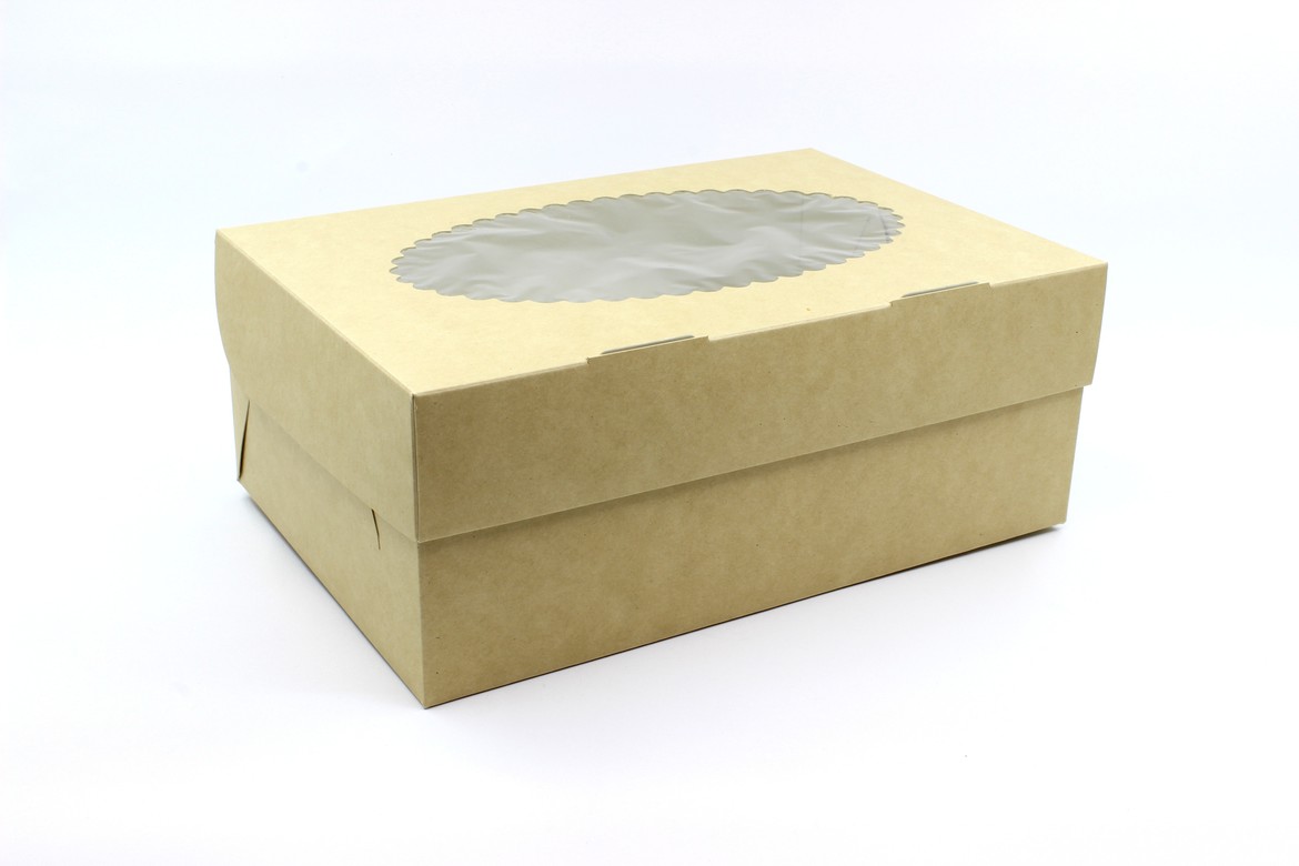 Коробка для капкейков и маффинов (на 6 шт.)