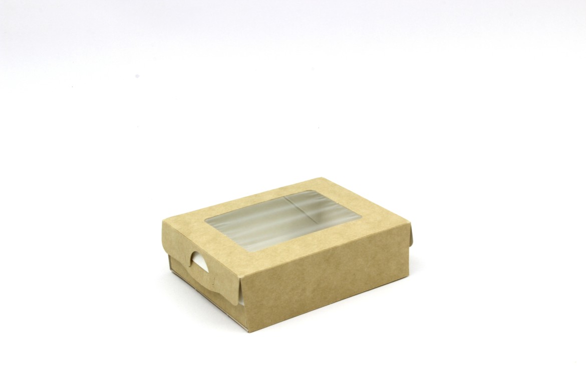 Пенал с окном 10x8x3 см (240 мл)