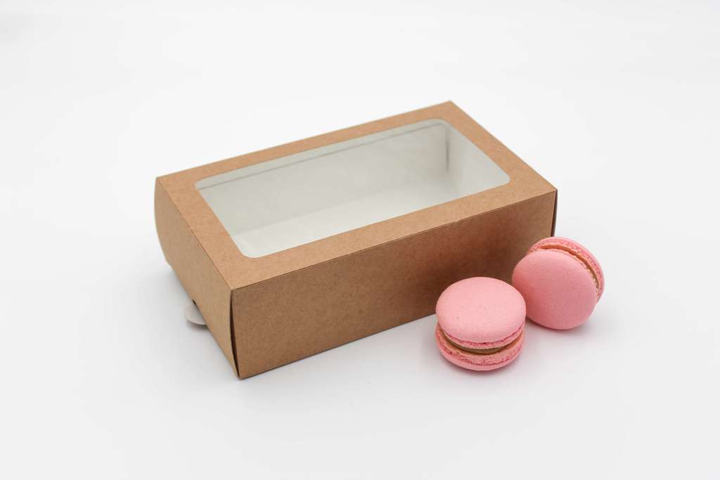 Упаковка для макаронс с окном (на 12 шт.)