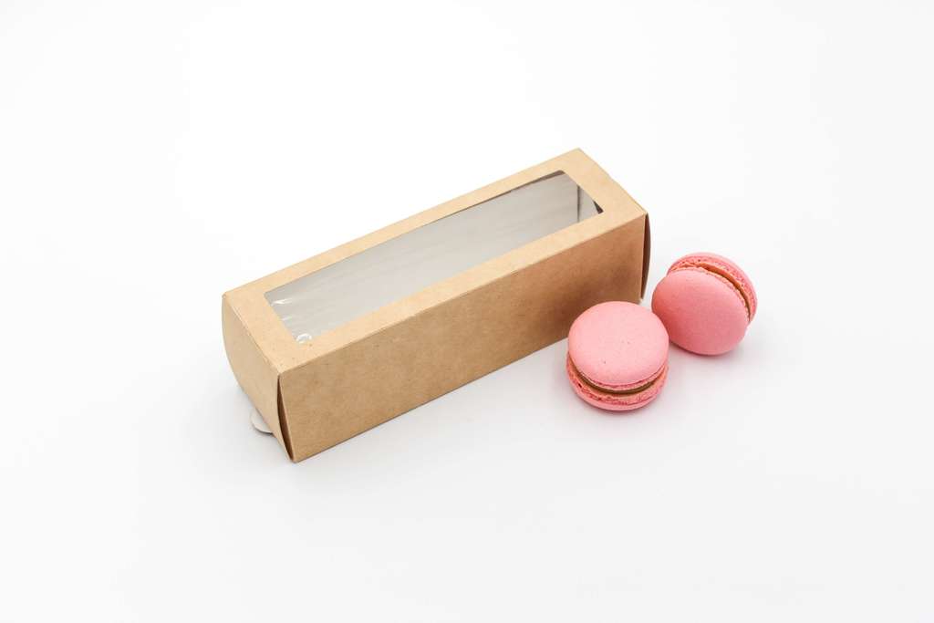 Упаковка для макаронс с окном (на 6 шт.)