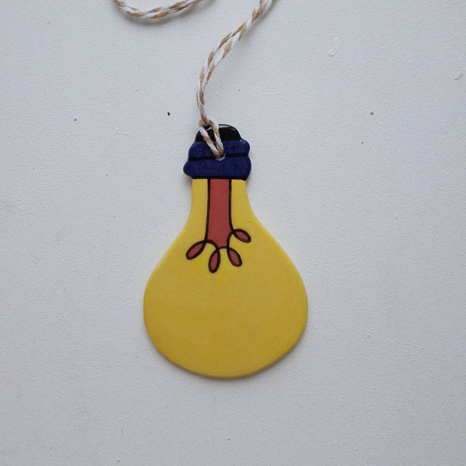 Игрушка ёлочная. Украшение для дома. Лампочка