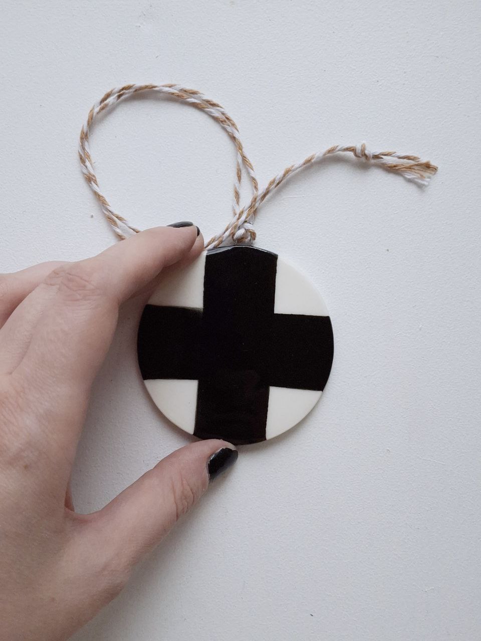 Игрушка ёлочная. Украшение для дома. Малевич