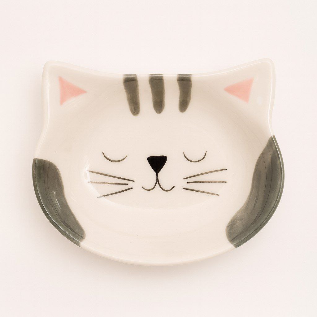 Кото-тарелка 15х11 см