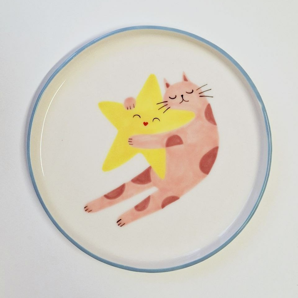 Тарелка 20 см, серия Зверушки