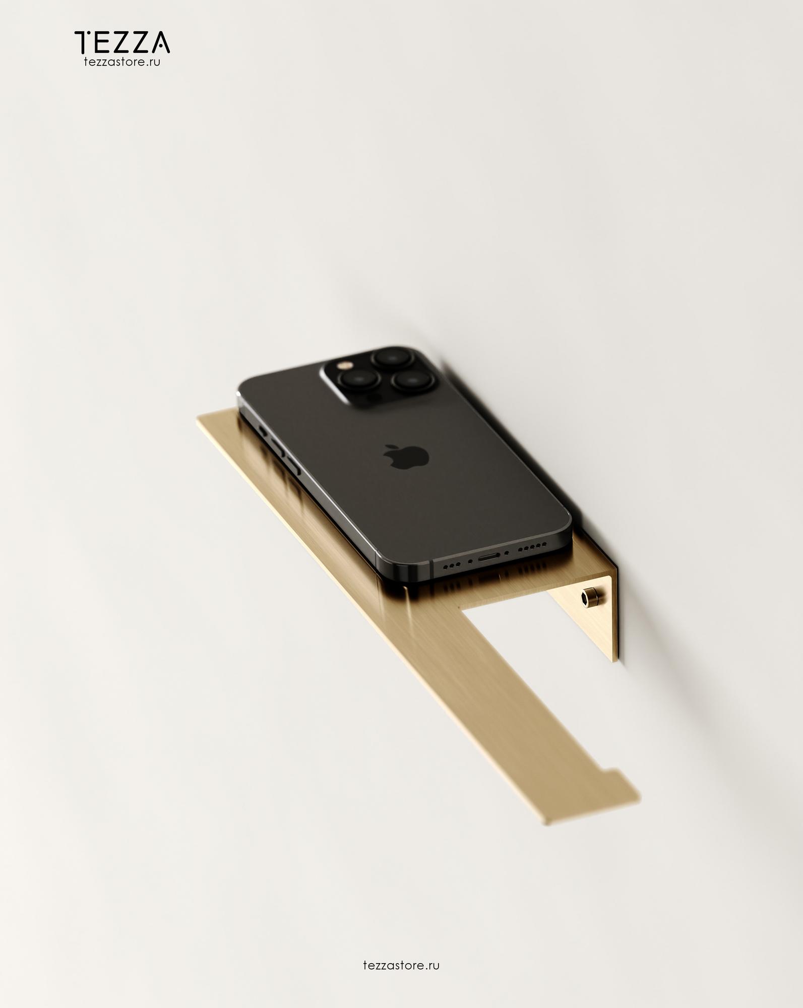 Бумагодержатель Тезза Ролло Лайт с полкой