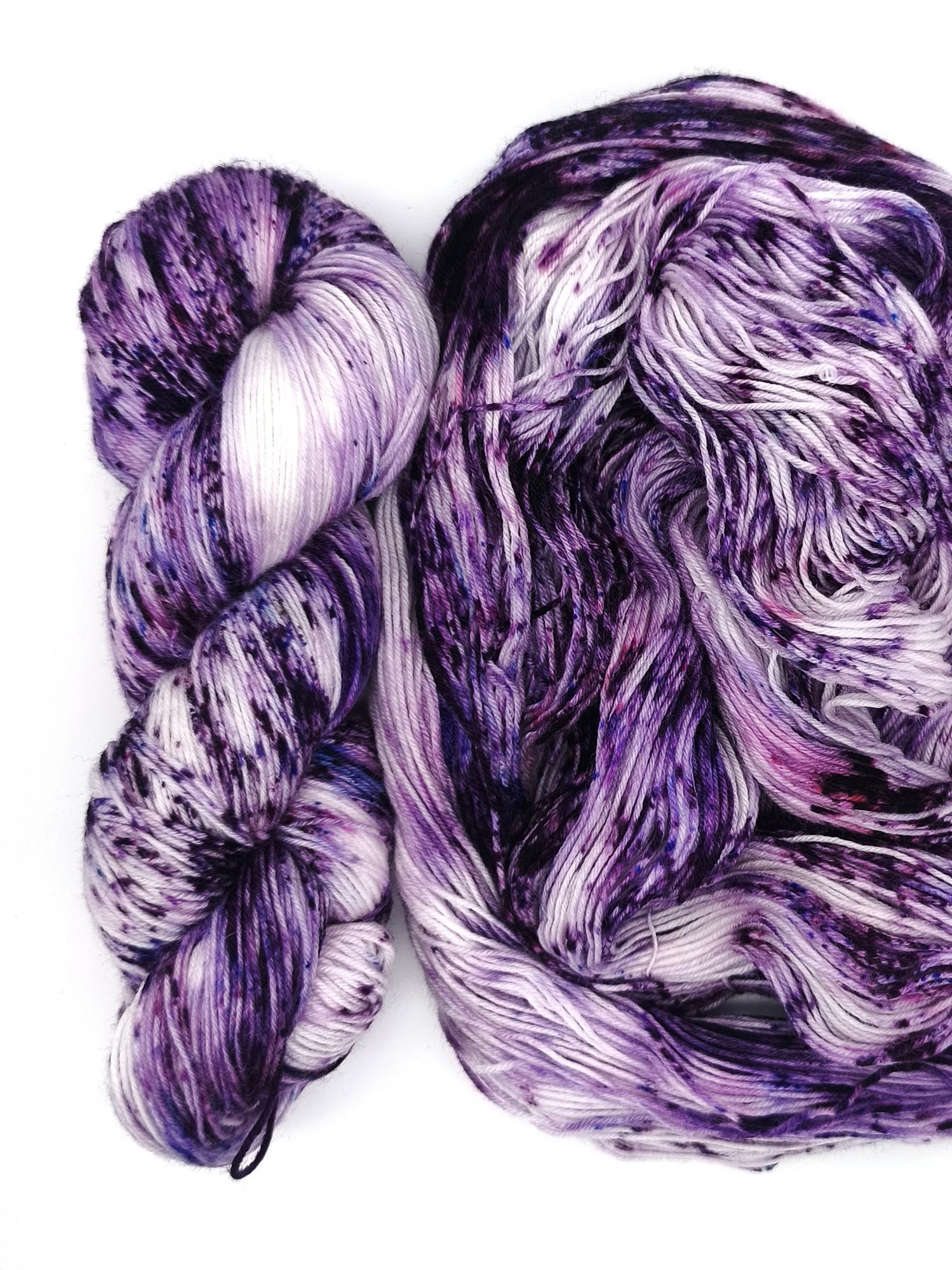 Пряжа ручного окрашивания, 100 гр/420 м, 75% меринос, 25% ПА, 13420