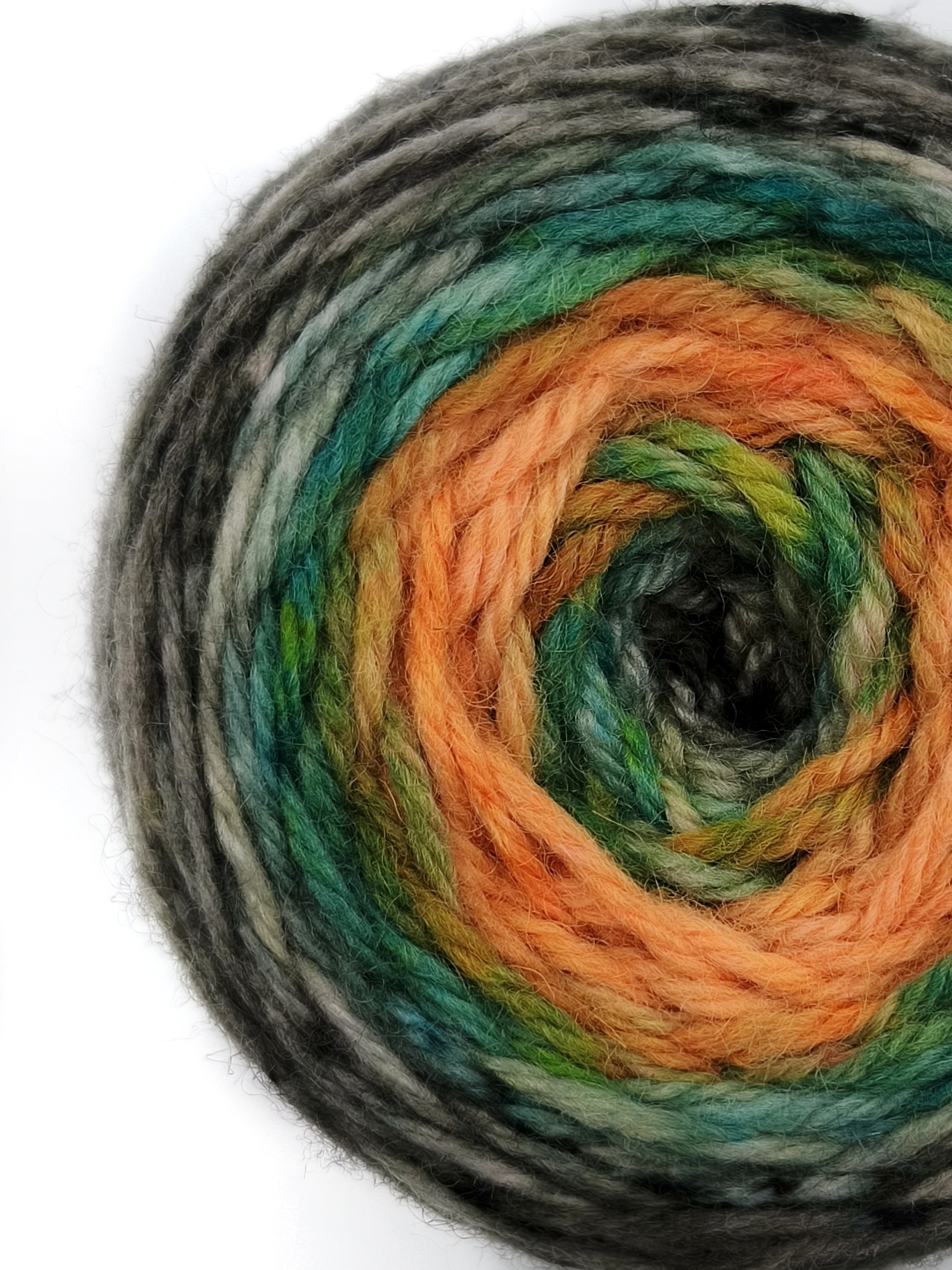 Пряжа ручного окрашивания, 100 гр/205 м, 75% шерсть, 25% ПА, 118205