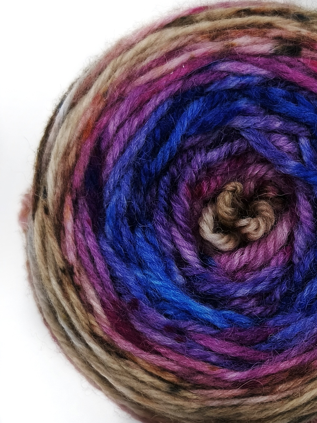 Пряжа ручного окрашивания, 100 гр/205 м, 75% шерсть, 25% ПА, 119205