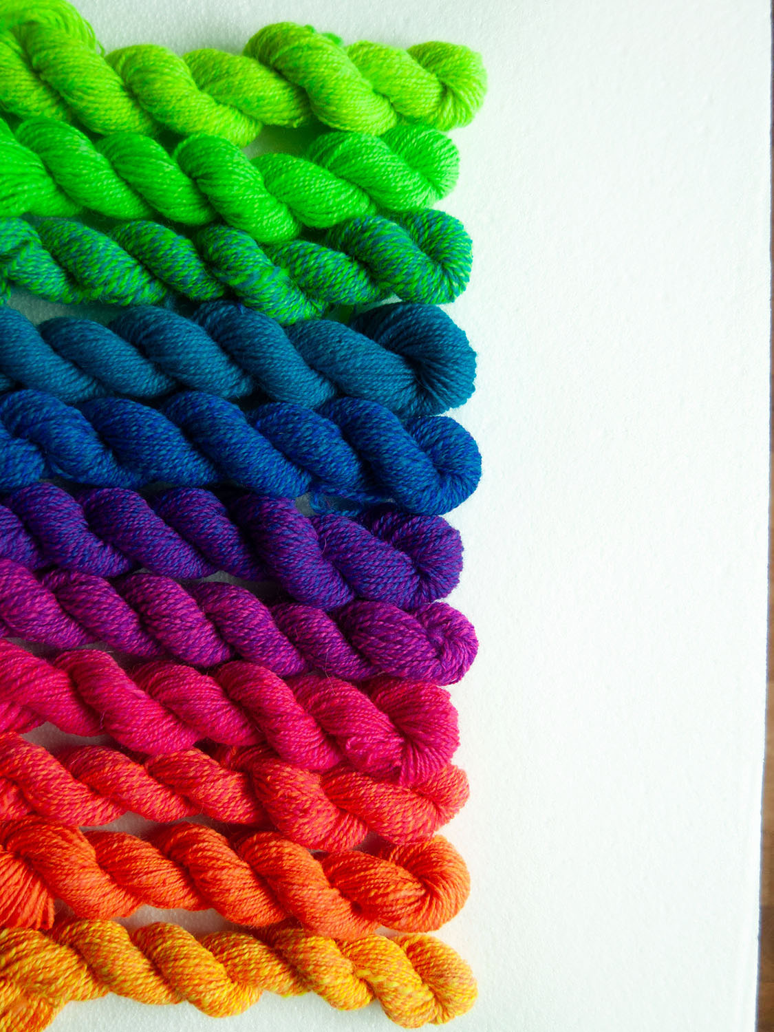 Набор пряжи 100% шерсть, Англия 32 микрона,