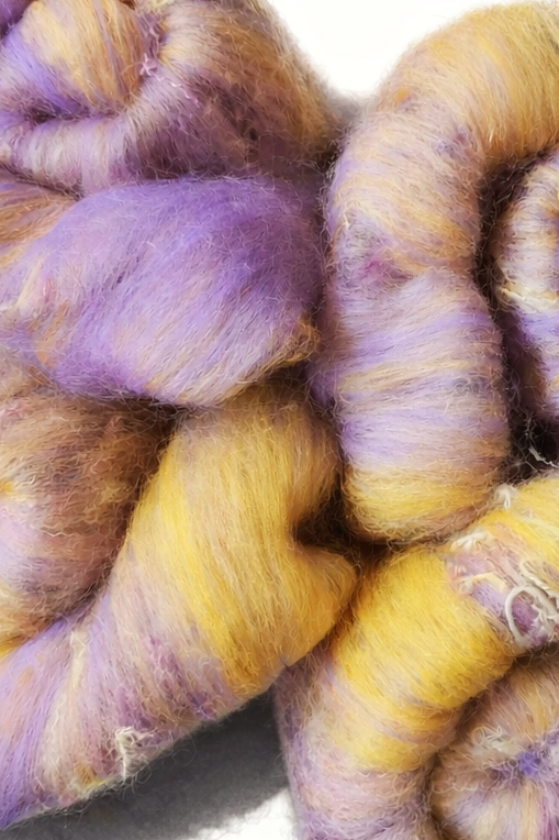 Кудель (батт)  для прядения, 60 гр