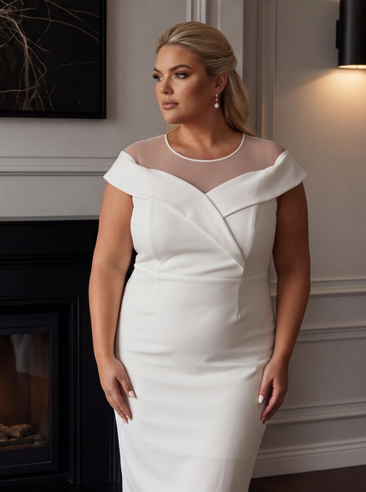 Свадебное платье Стевил миди