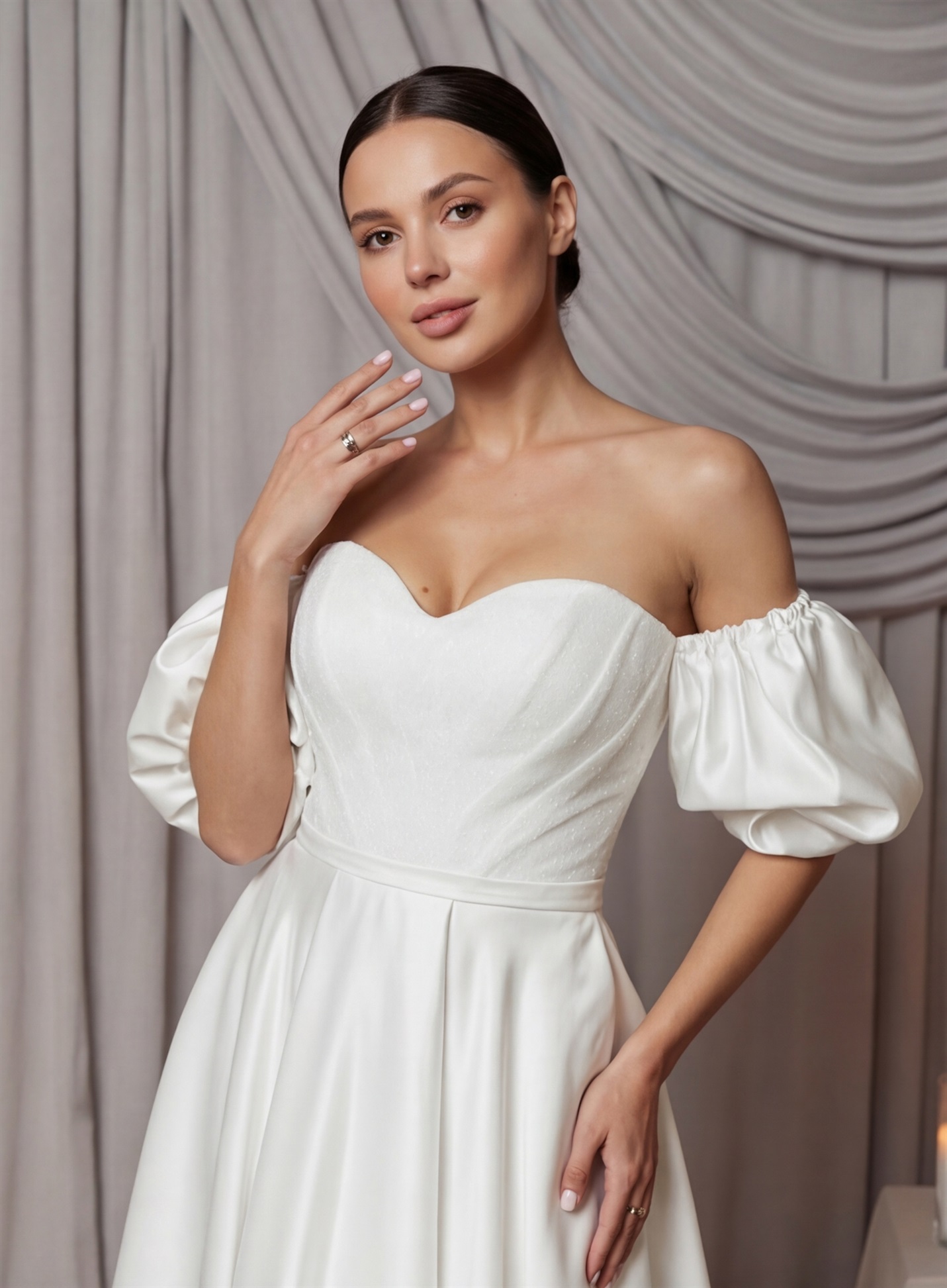 Свадебное платье Полина миди