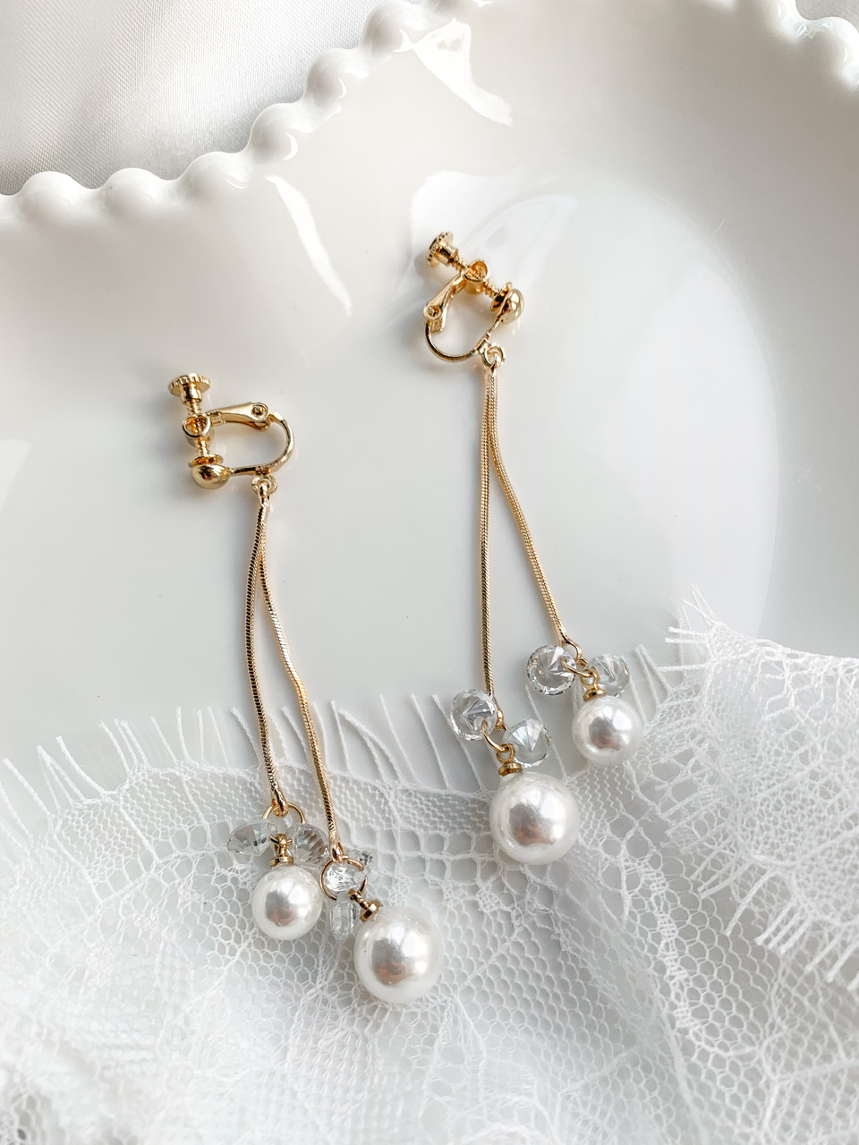 Серьги Клипсы А19876-1 gold