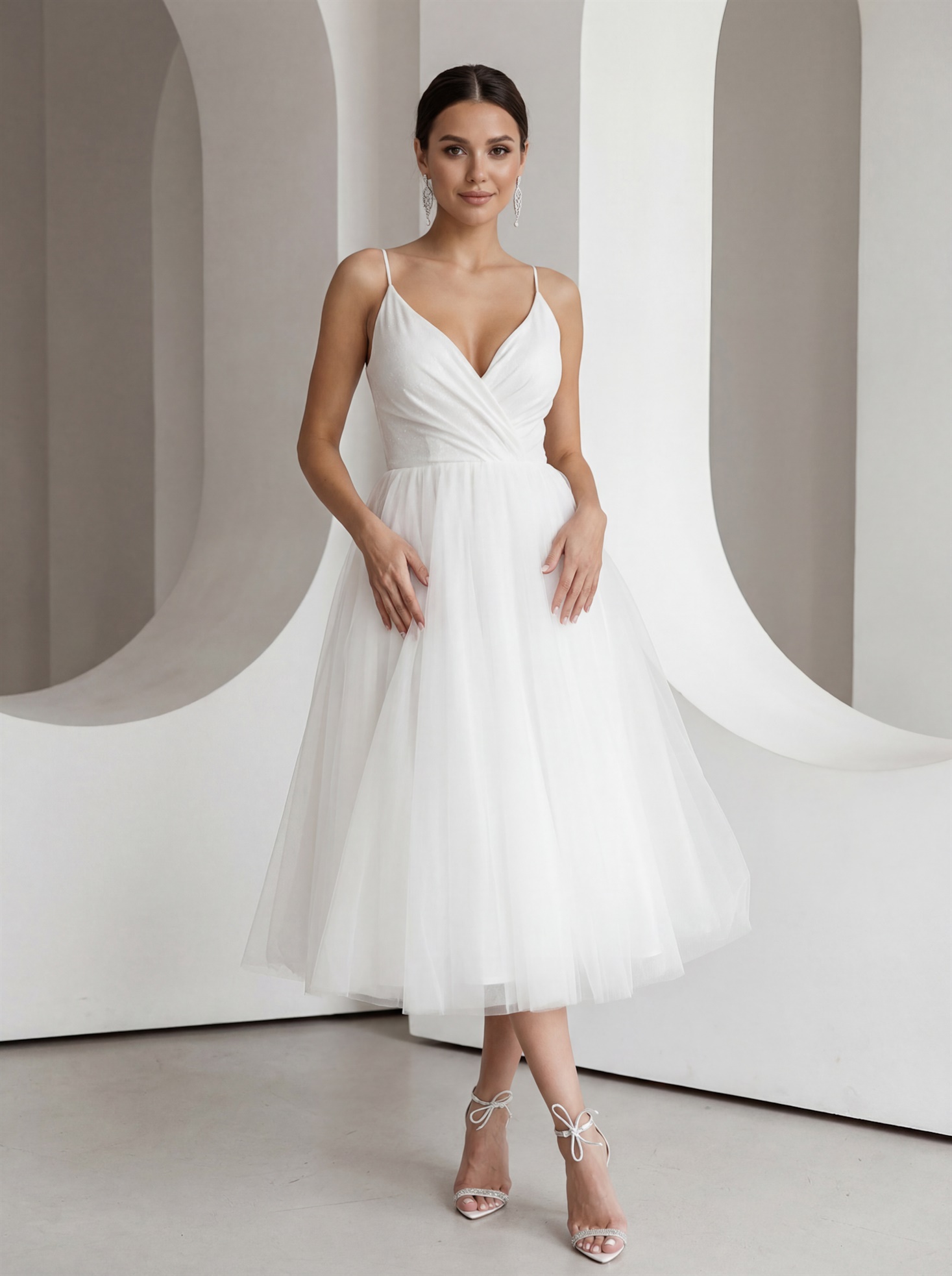 Свадебное платье Джуди миди