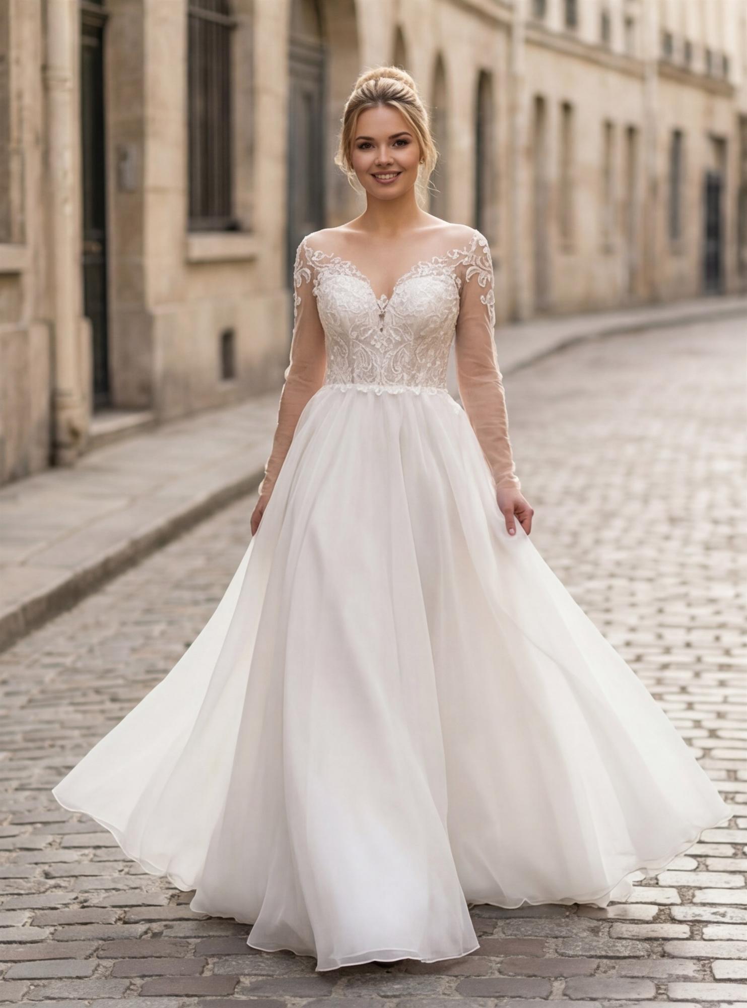 Свадебное платье Эвита органза