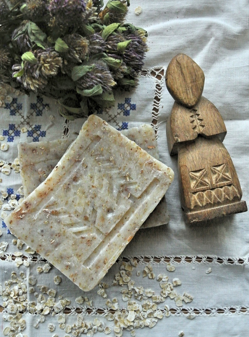 ОВСЯНОЕ МЫЛО - СКРАБ С МЁДОМ