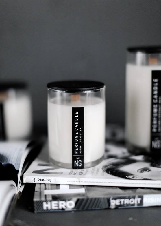 SOY WAX CANDLE 300 ml BLACK