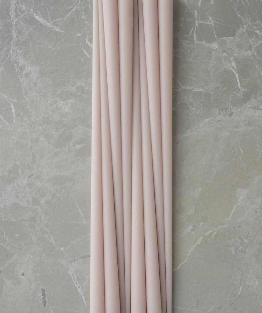 TAPER CANDLES PASTEL ROSE 10 PCS