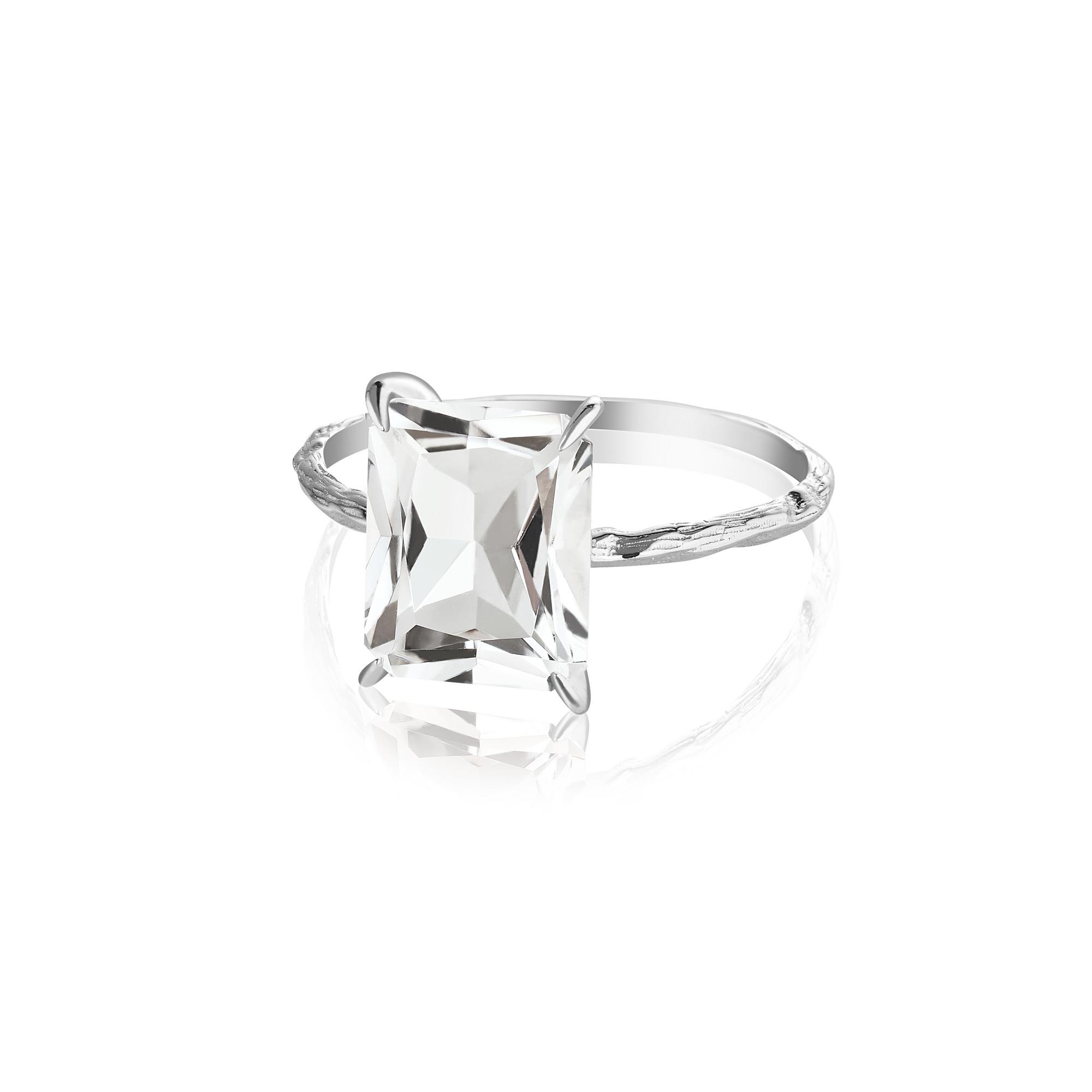 Кольцо Crystal Classic с горным хрусталем