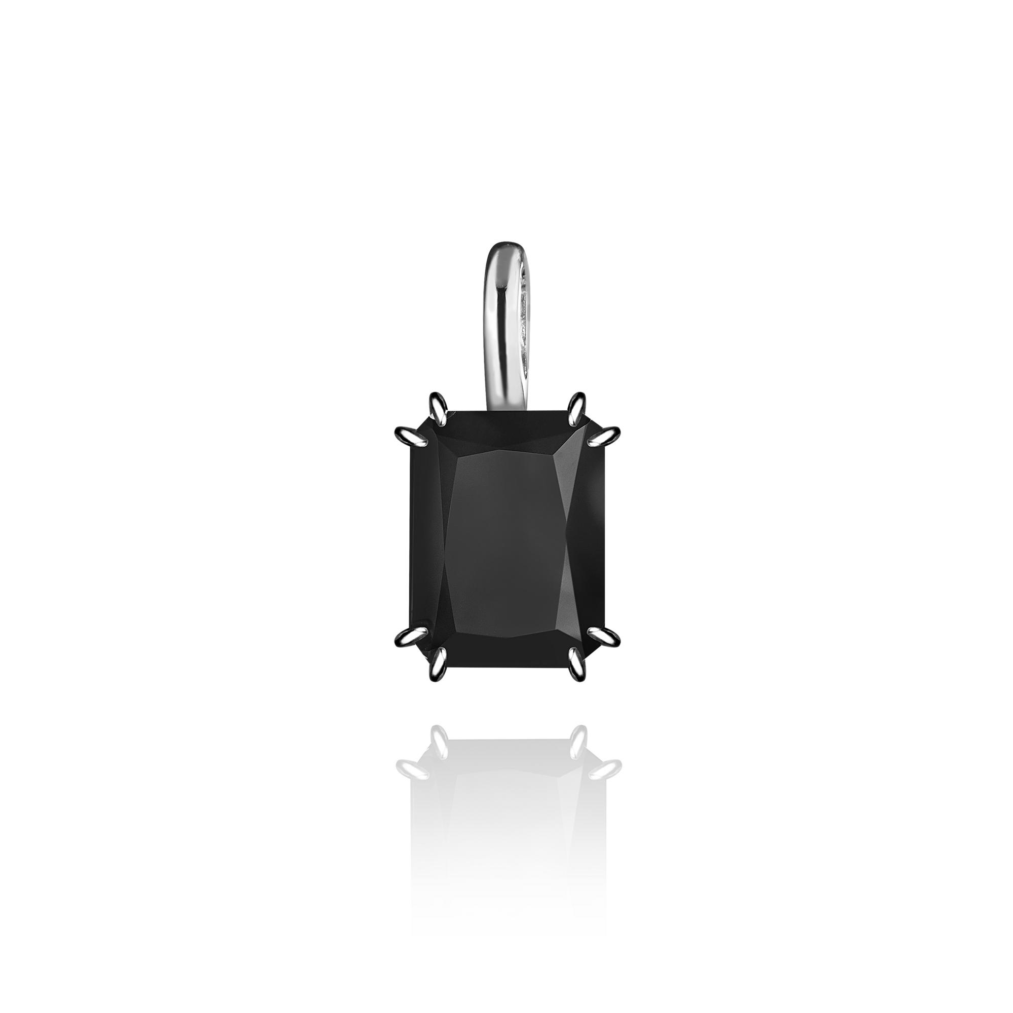 Подвеска Crystal Classic с черной шпинелью