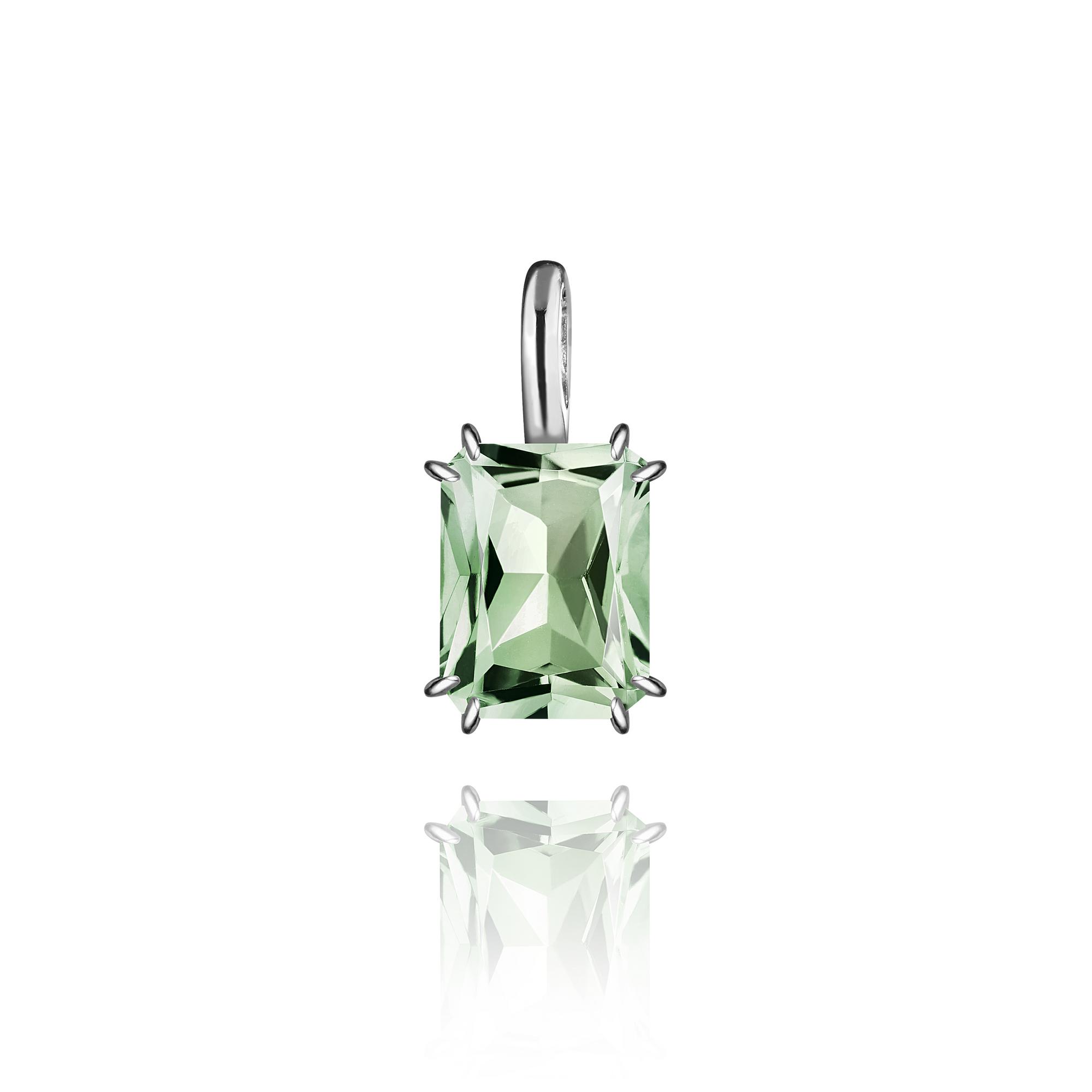 Подвеска Crystal Classic с празиолитом