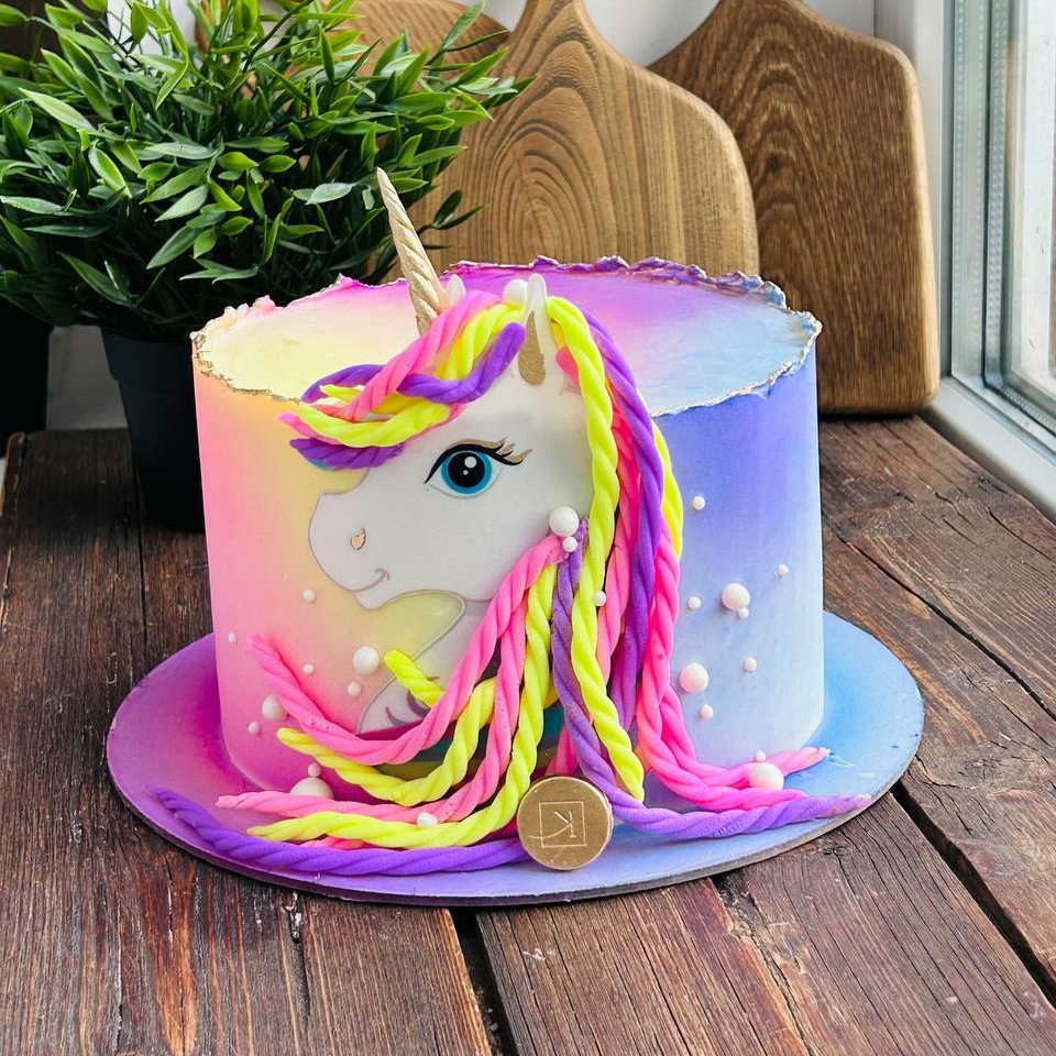 Волшебный торт с разрезом как на фото