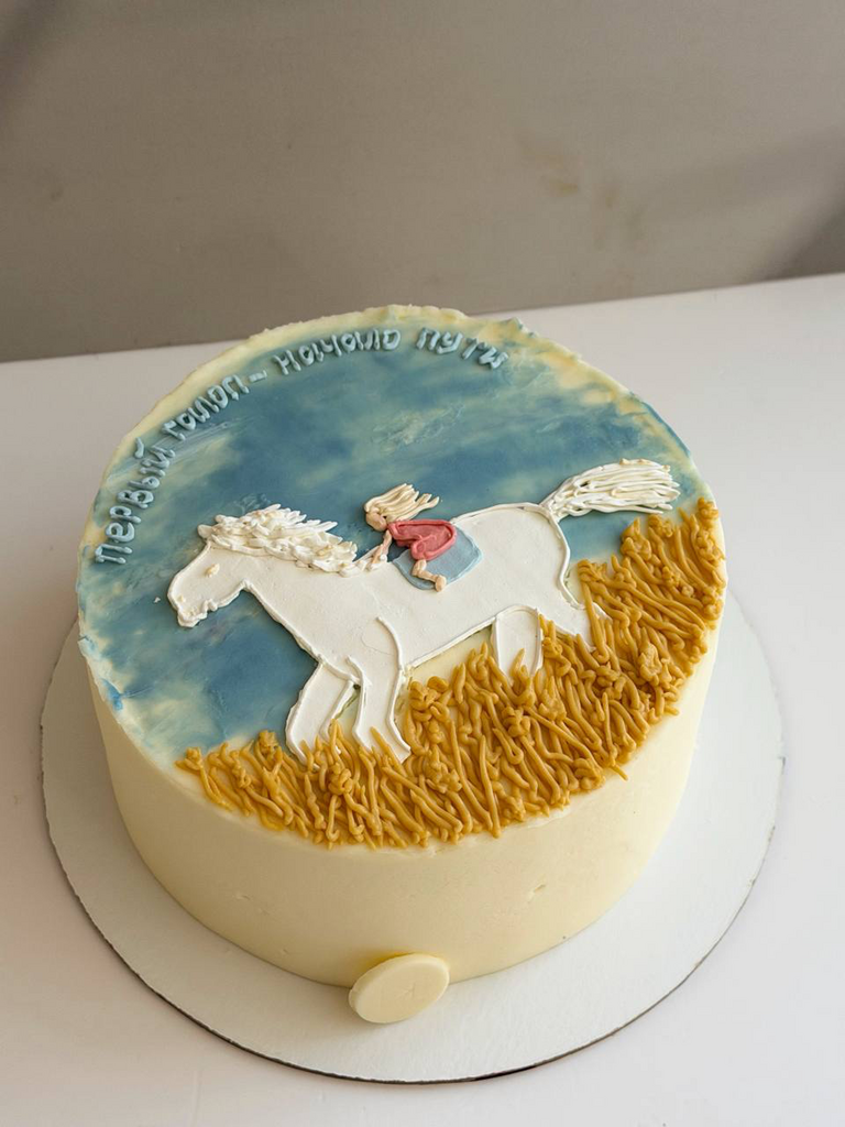 Торт с рисунком 1кг на заказ за 2 дня