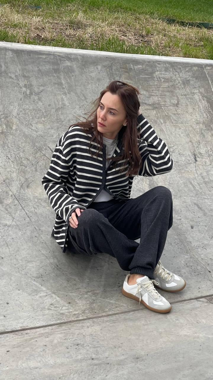 Брюки карго 2 кармана, цвет серый