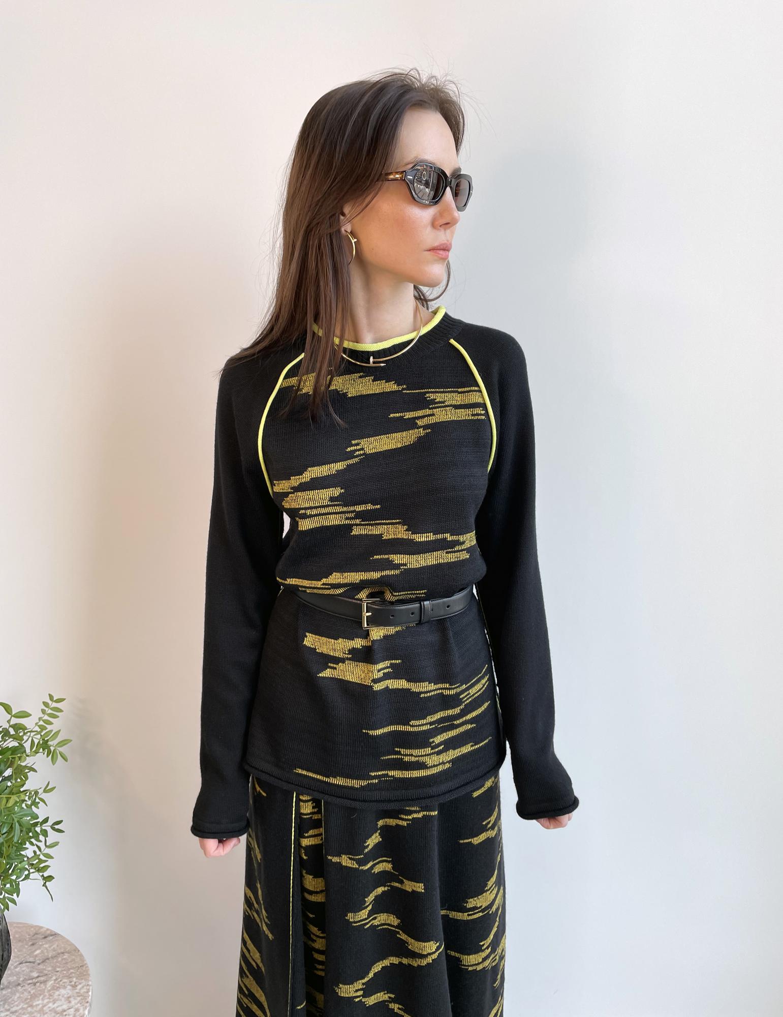 Лонгслив с узором