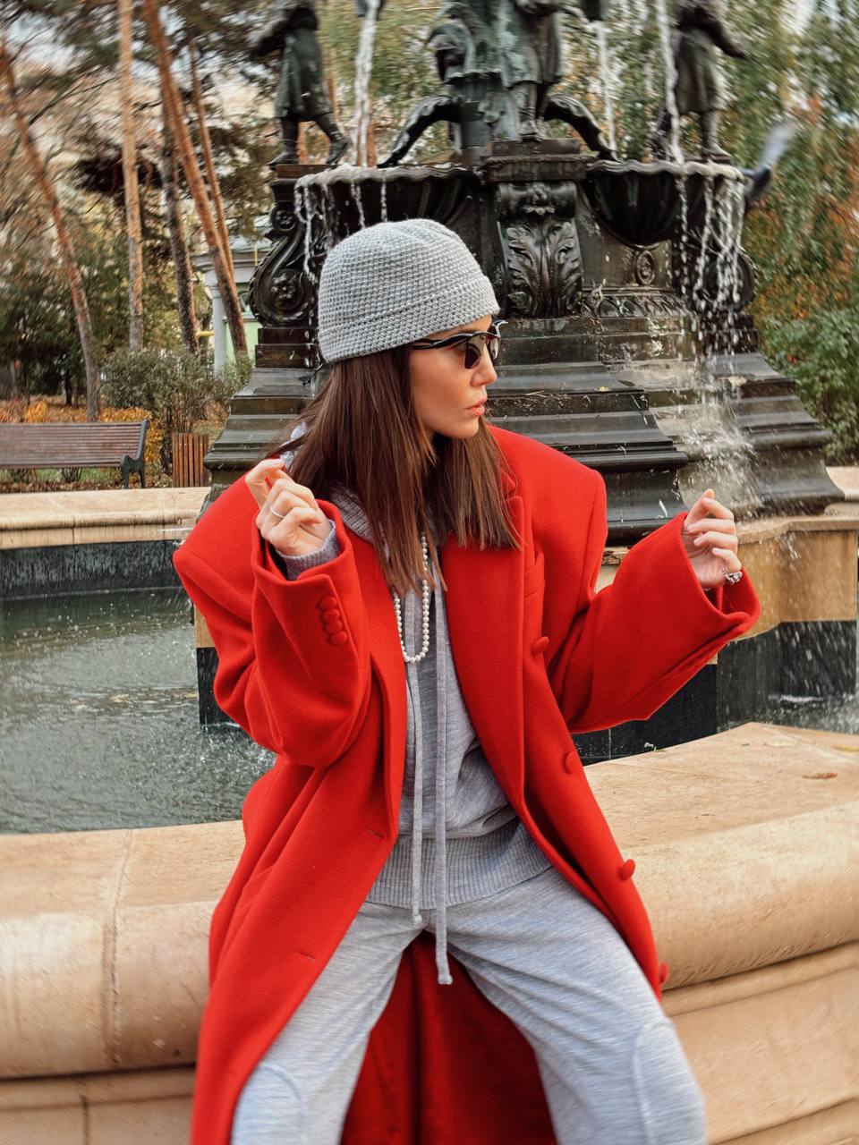 "Шапочка Мастера", цвет серый