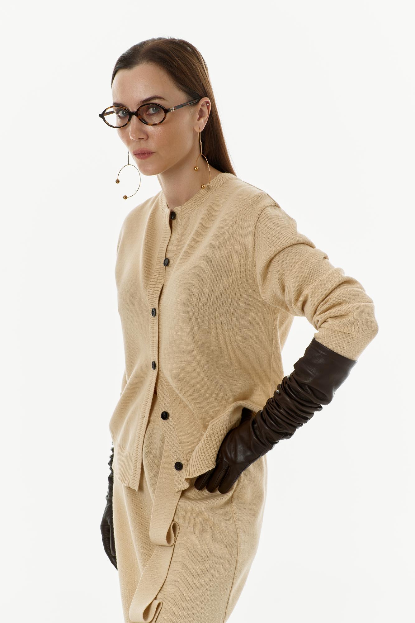 Кардиган с лентами