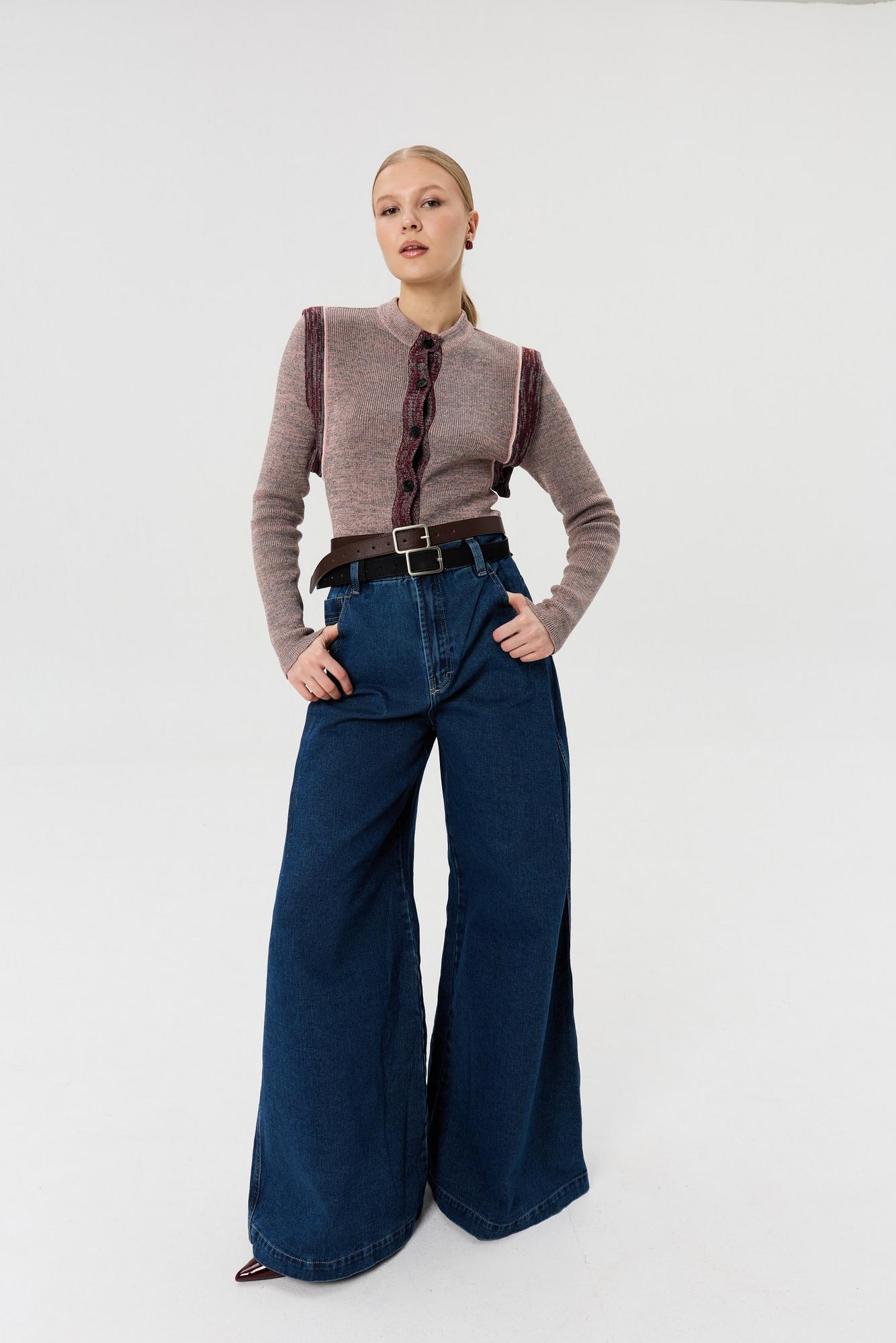 Джемпер Крылья, меланж