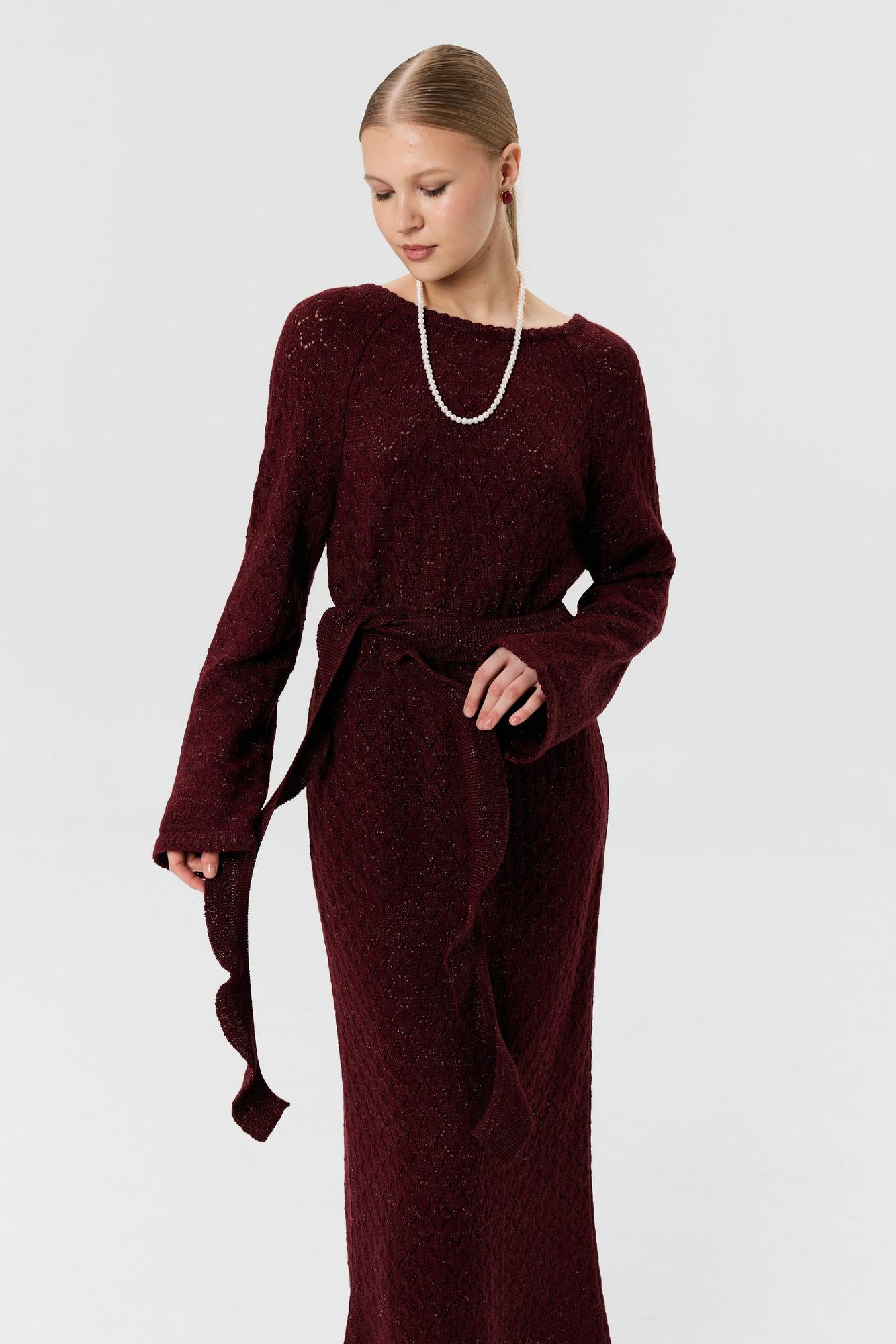 Платье люрекс, ажур