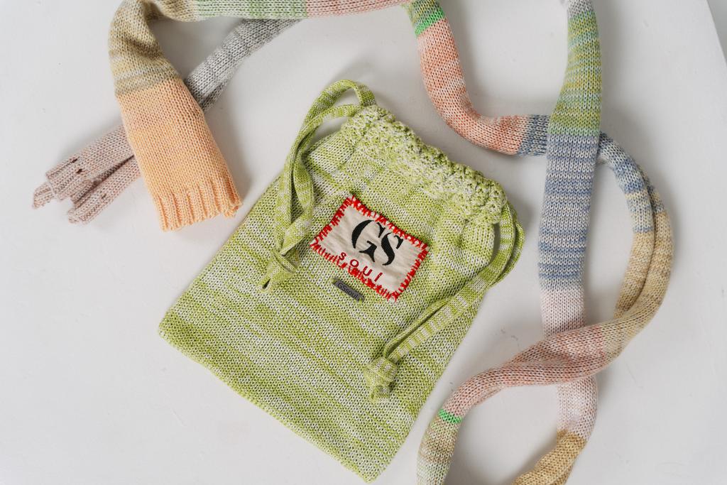 Тонкий шарфик меланж