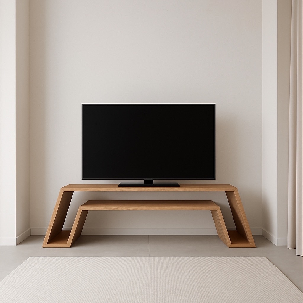 Тумба под ТВ из массива