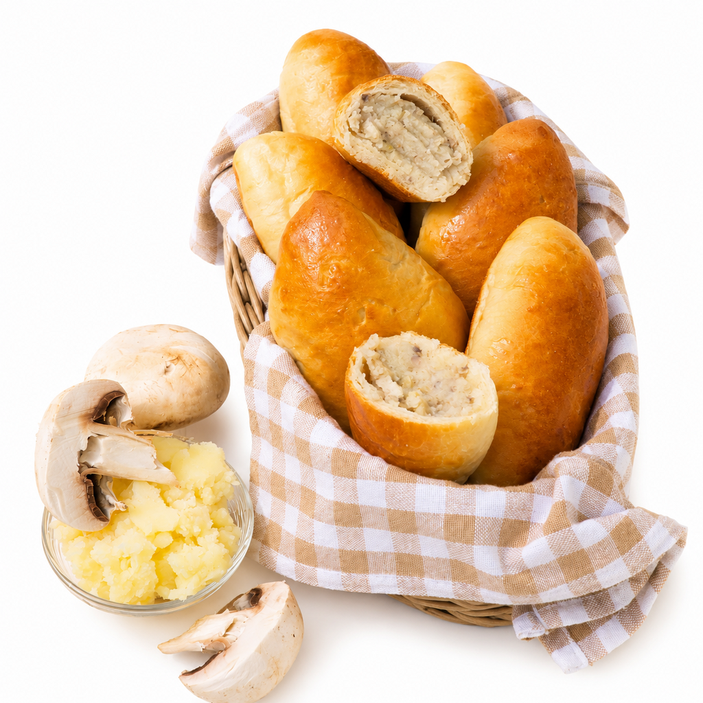 Пирожок картофель грибы