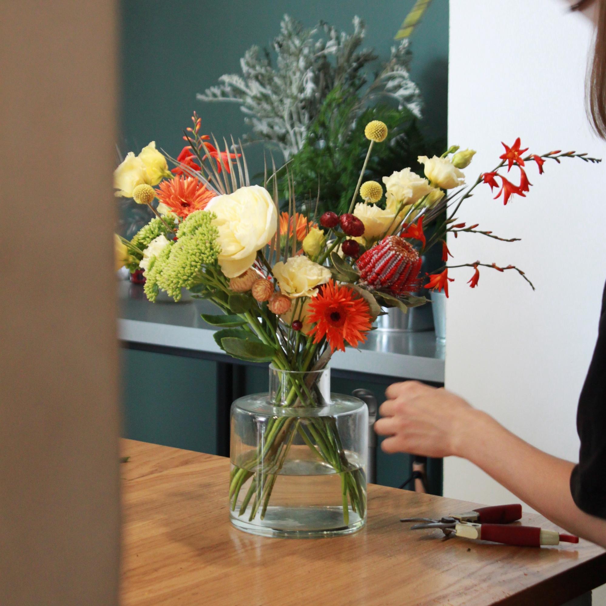 Ваза бутылочная