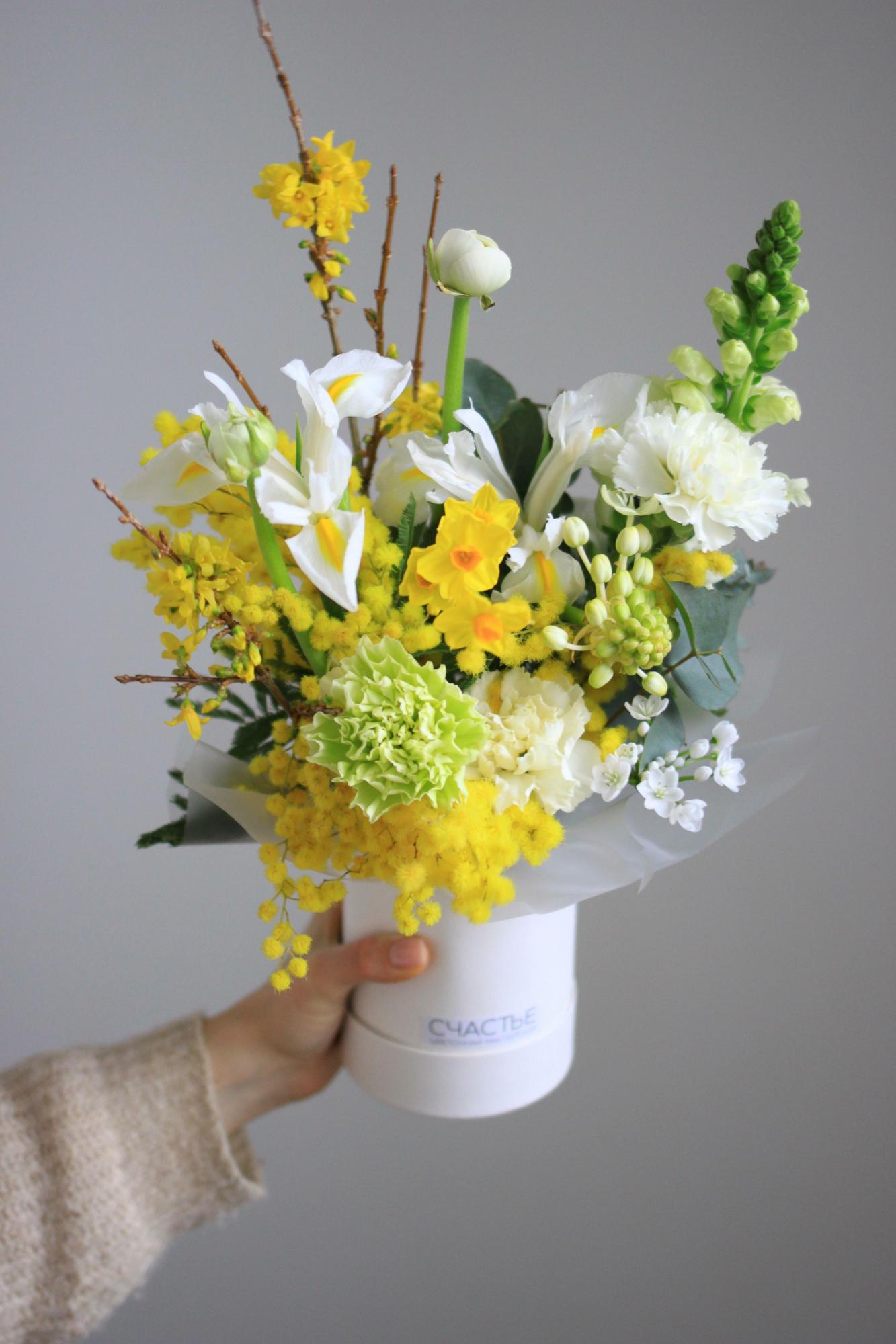 Воздушная композиция  в коробочке в размере S