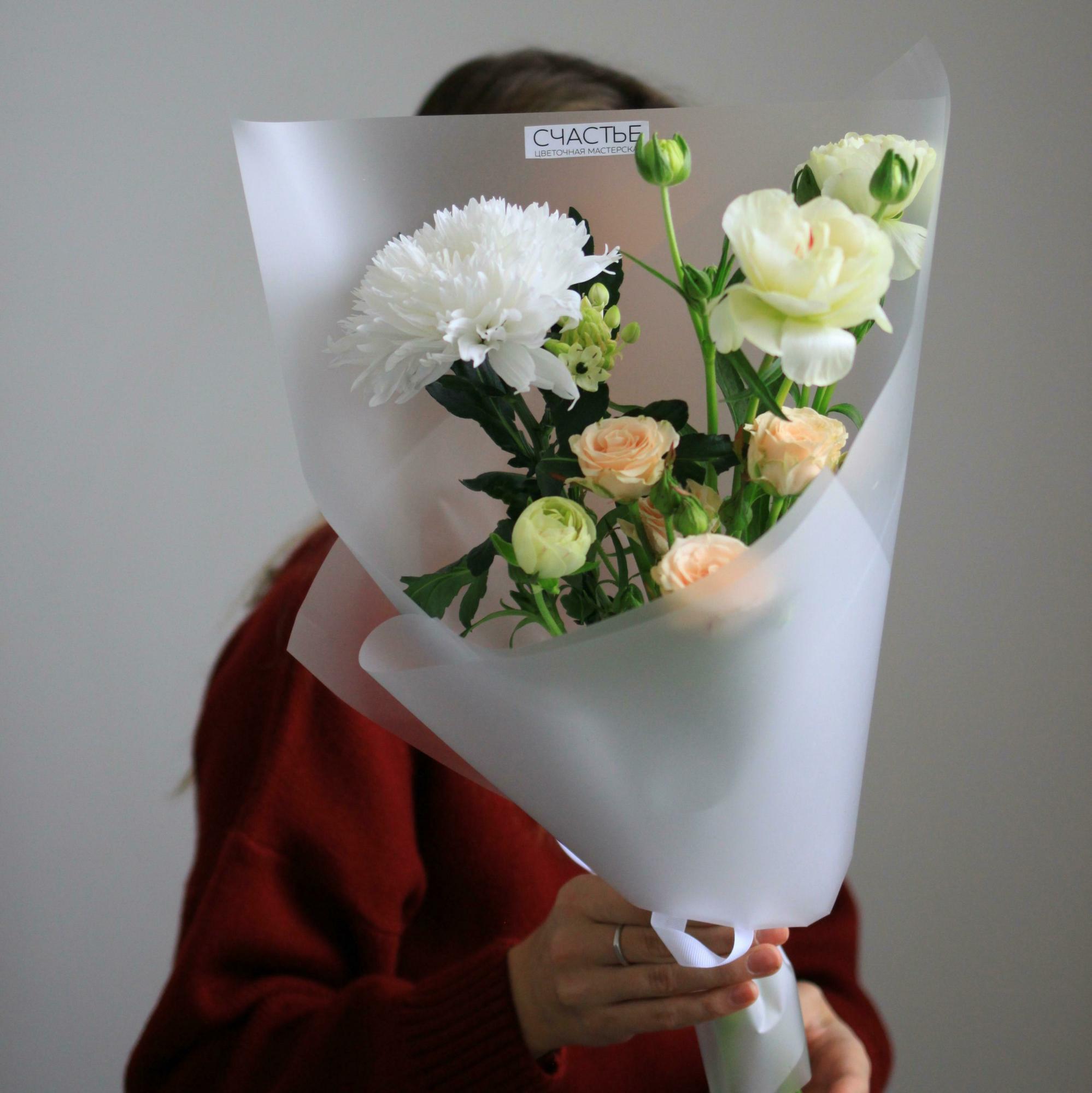 Комплимент с хризантемой