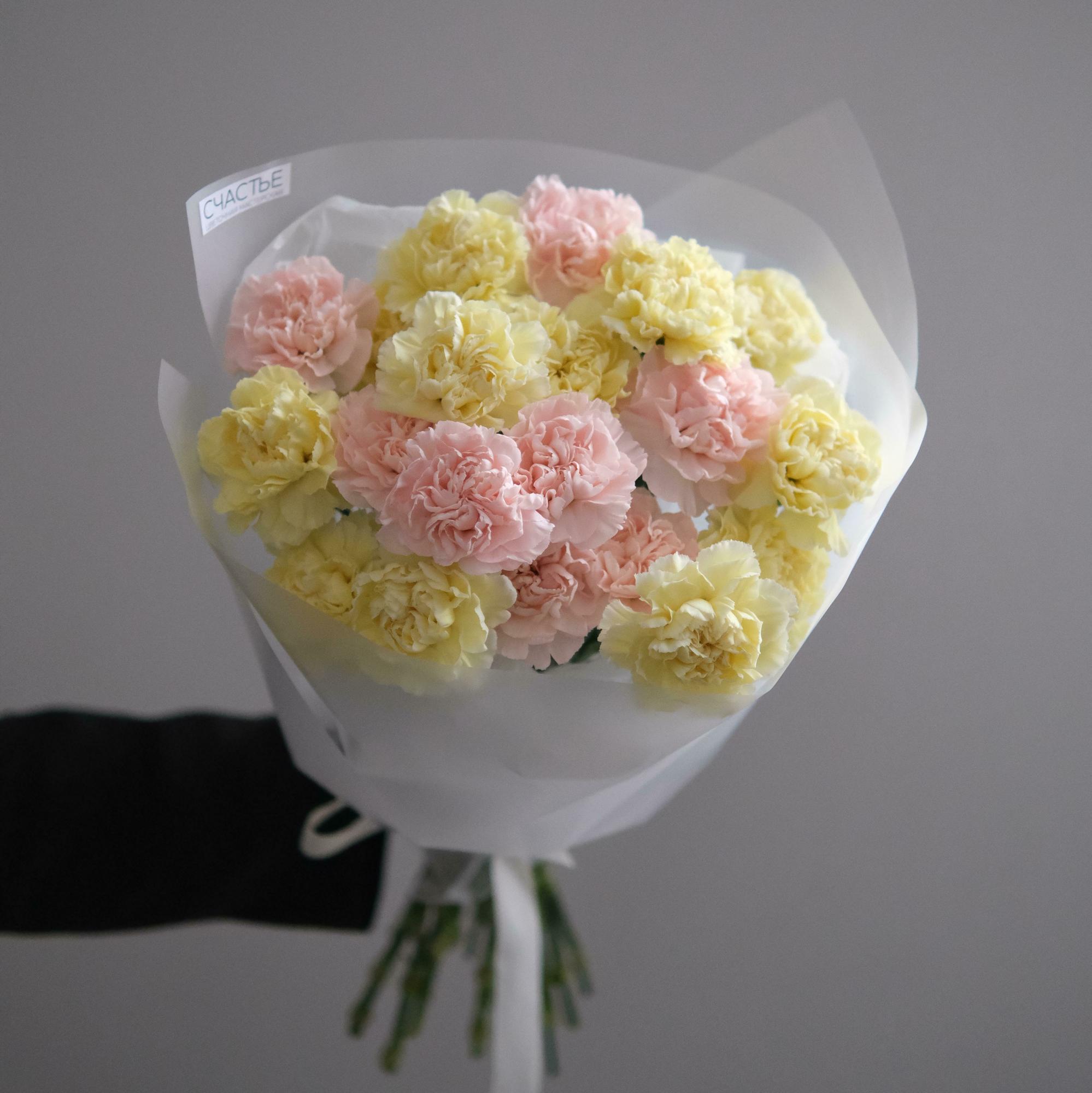 Зефирный букет гвоздик