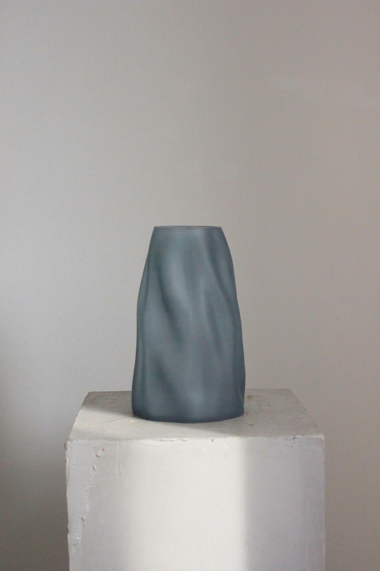 Ваза Серая Матовая