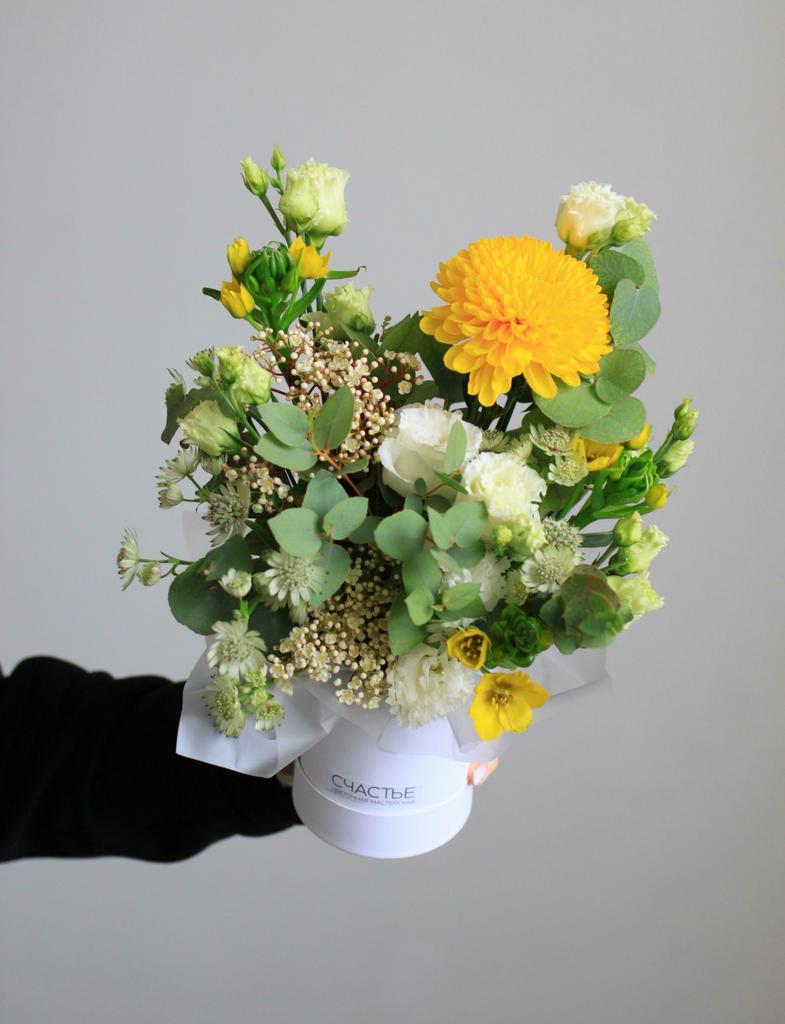 Весенняя композиция в коробочке