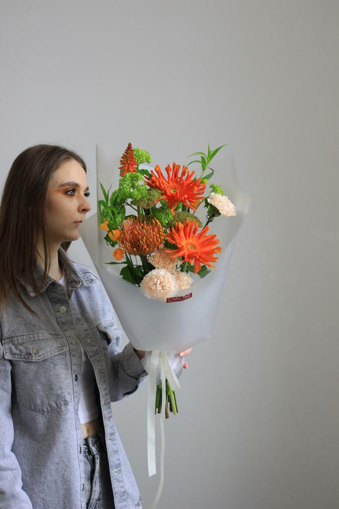 Букет в ярких оттенках