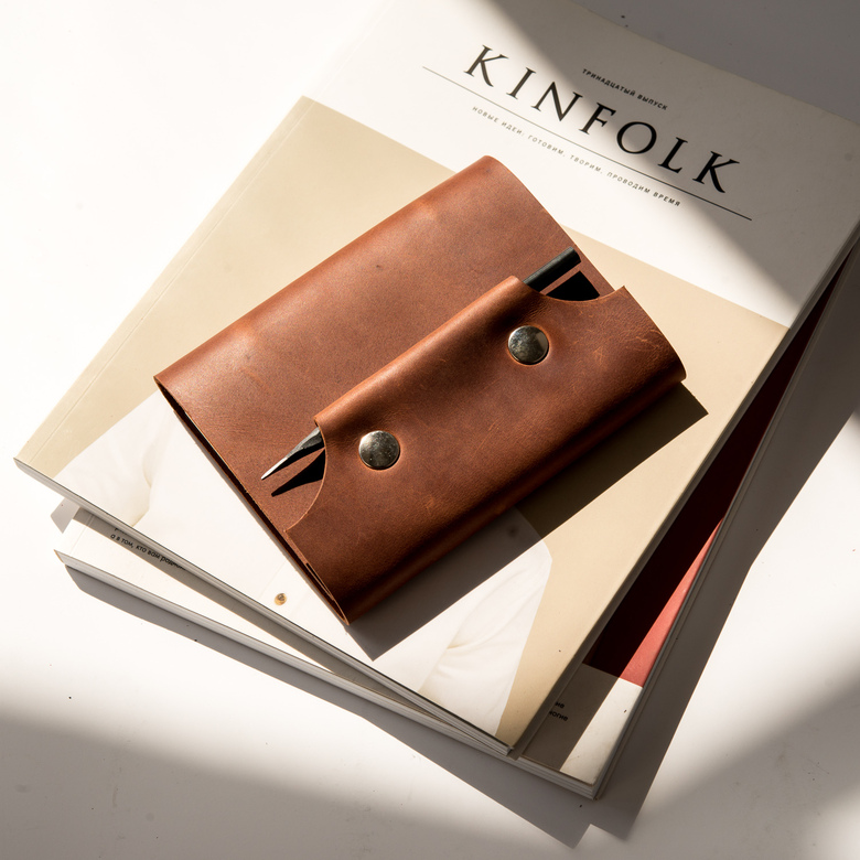 кожаные блокноты ручной работы